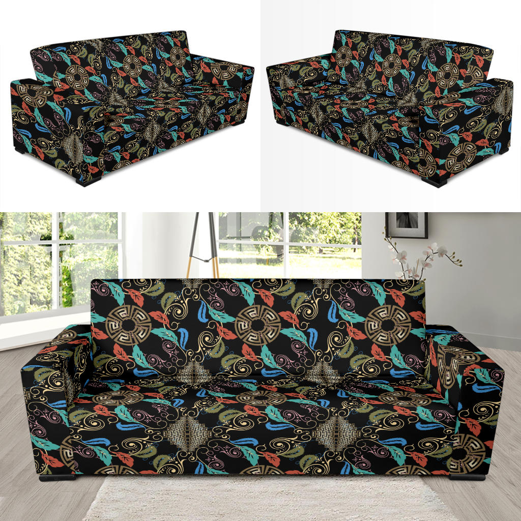 Ancient Greek Print Design LKS308 Sofa Slipcover