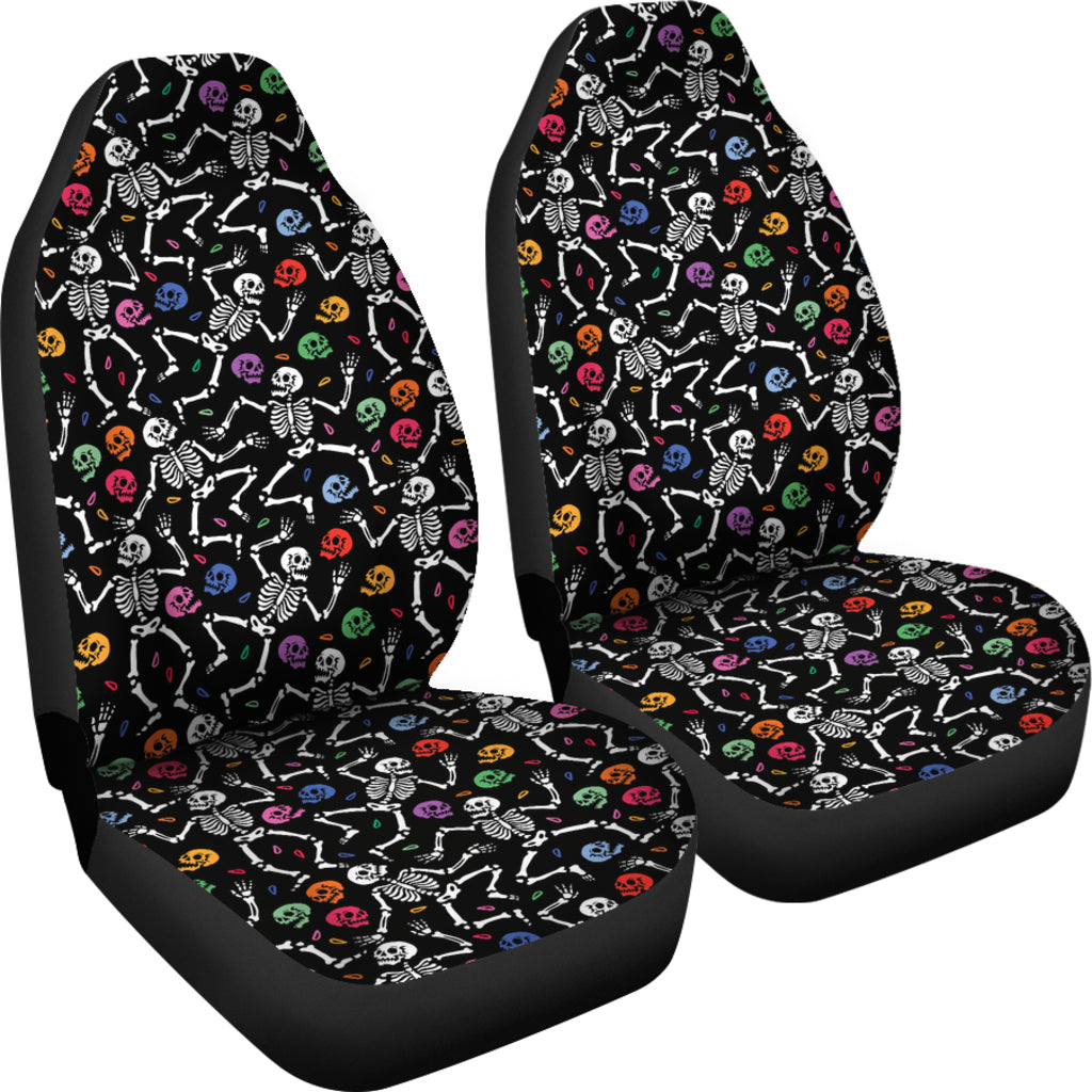 Skeleton Print Design LKS307 Car Seat Covers