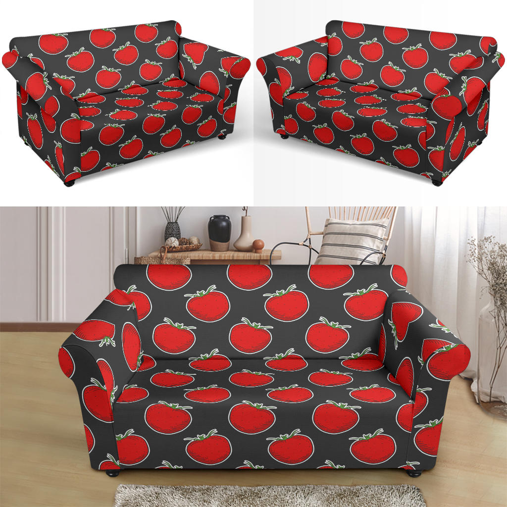Tomato Print Design LKS306 Loveseat Couch Slipcover