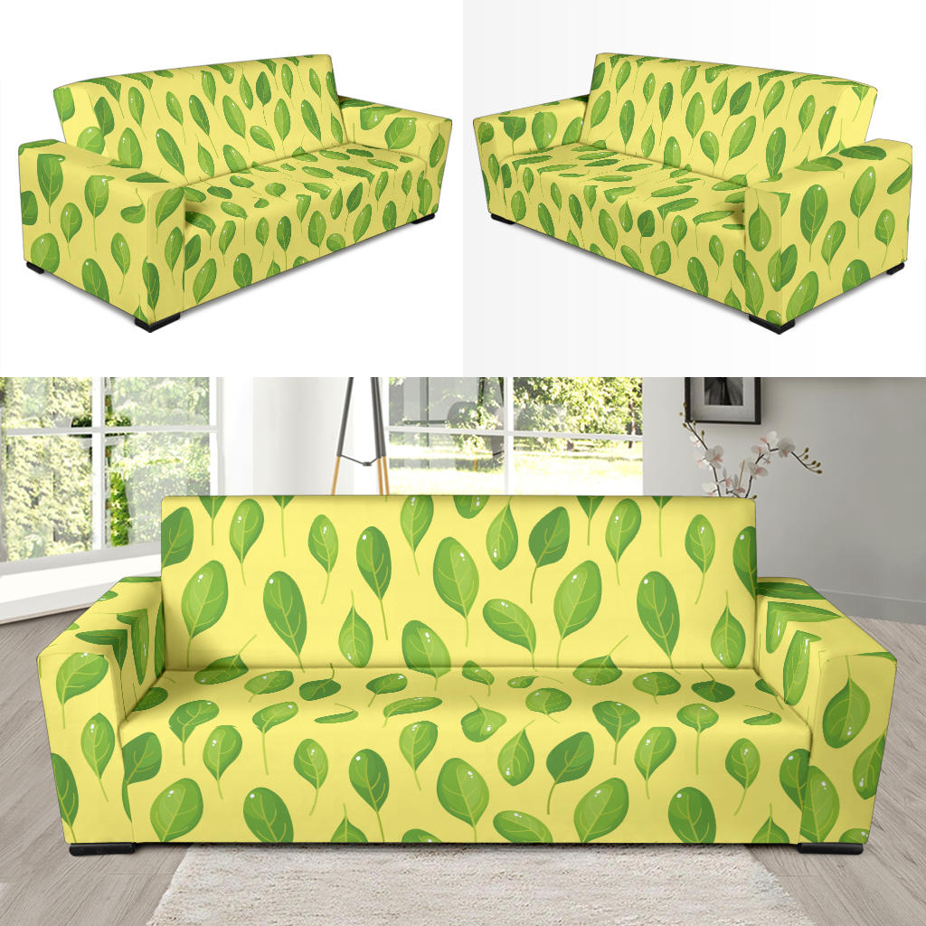 Spinach Print Design LKS302 Sofa Slipcover