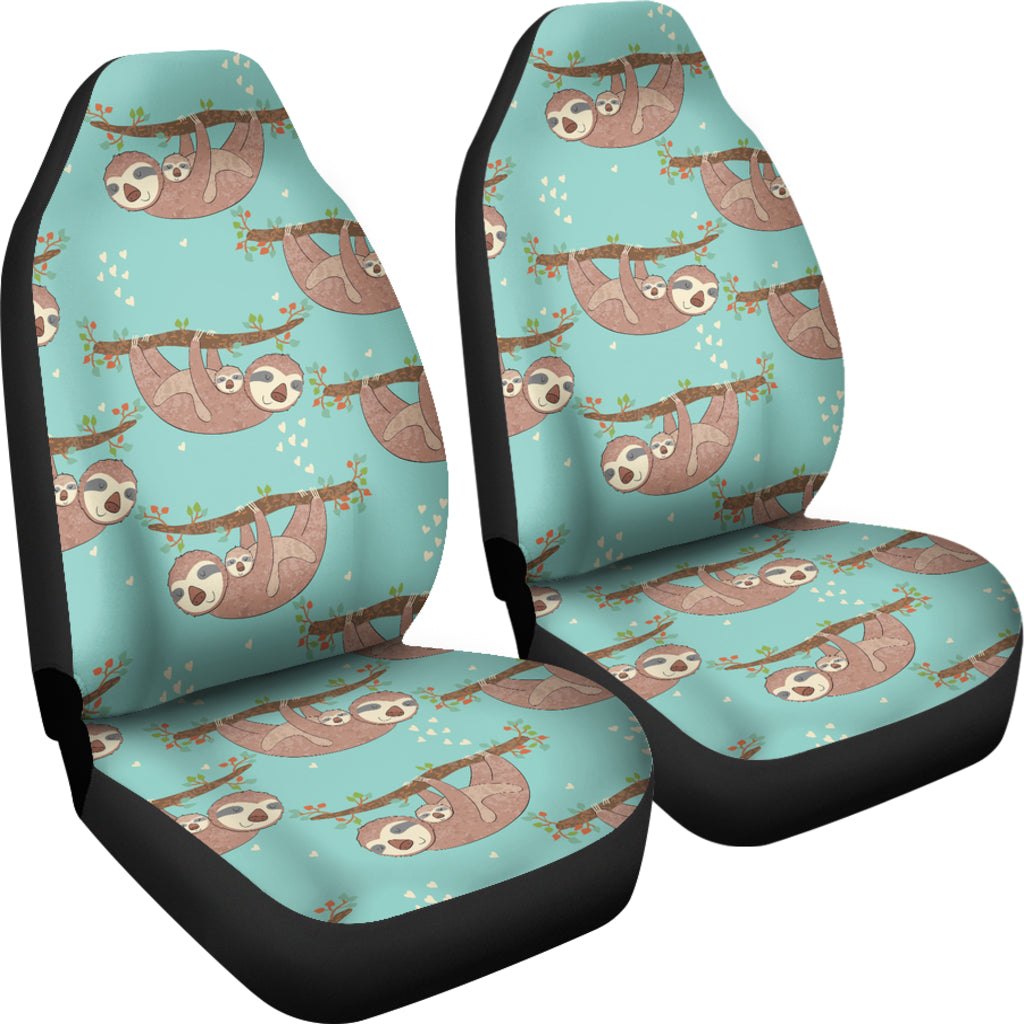 Sloth Print Design LKS302 Car Seat Covers