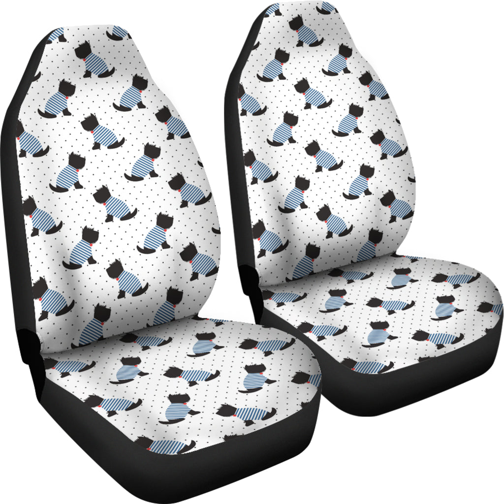 Scottish Terriers Print Design LKS3013 Car Seat Covers