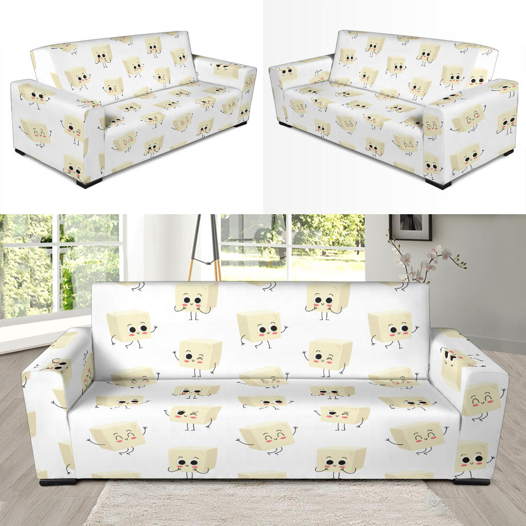 Tofu Print Design LKS301 Sofa Slipcover