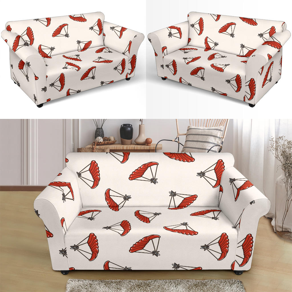 Skydiver Print Design LKS302 Loveseat Couch Slipcover