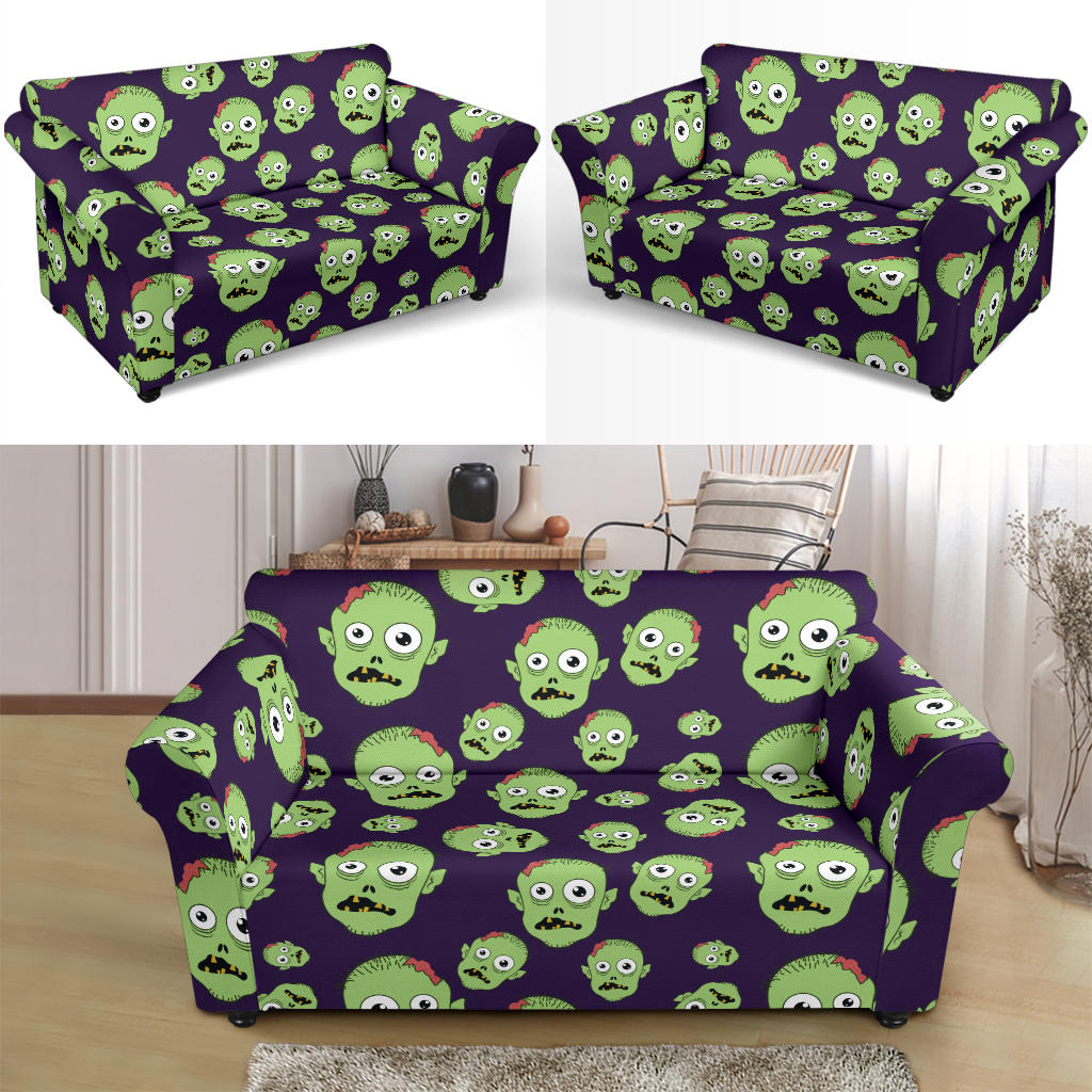 Zombie Print Design LKS303 Loveseat Couch Slipcover