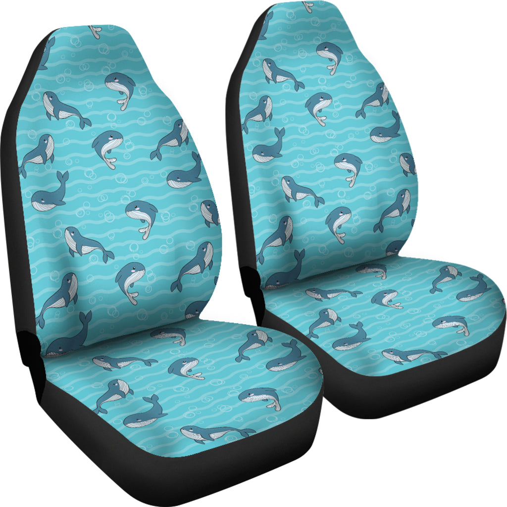 Whale Print Design LKS303 Car Seat Covers
