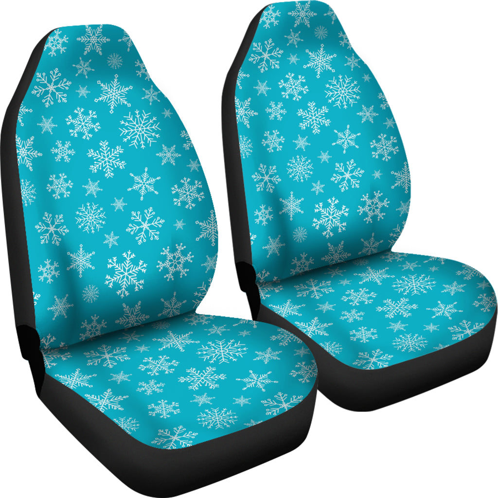 Snowflake Print Design LKS304 Car Seat Covers