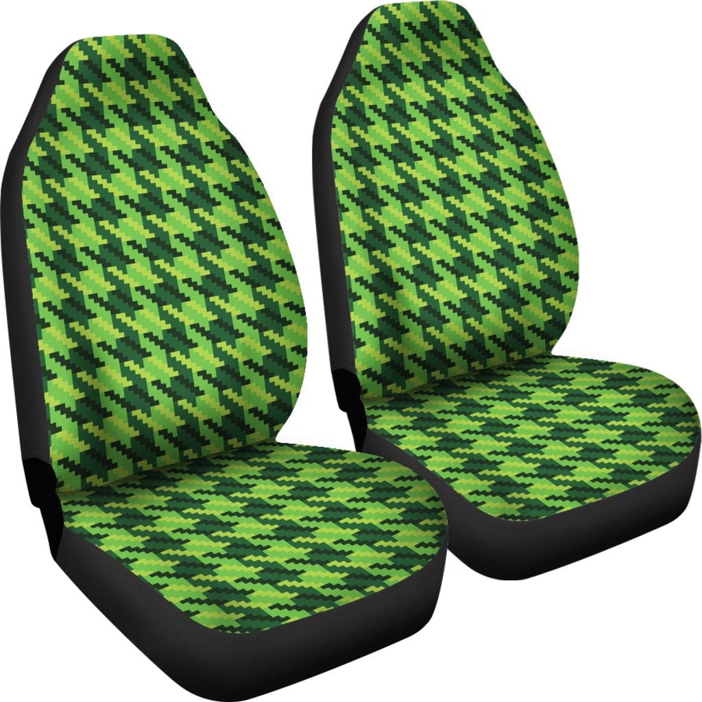 St Patricks Day Houndstooth Pattern Print LKS301 Car Seat Covers
