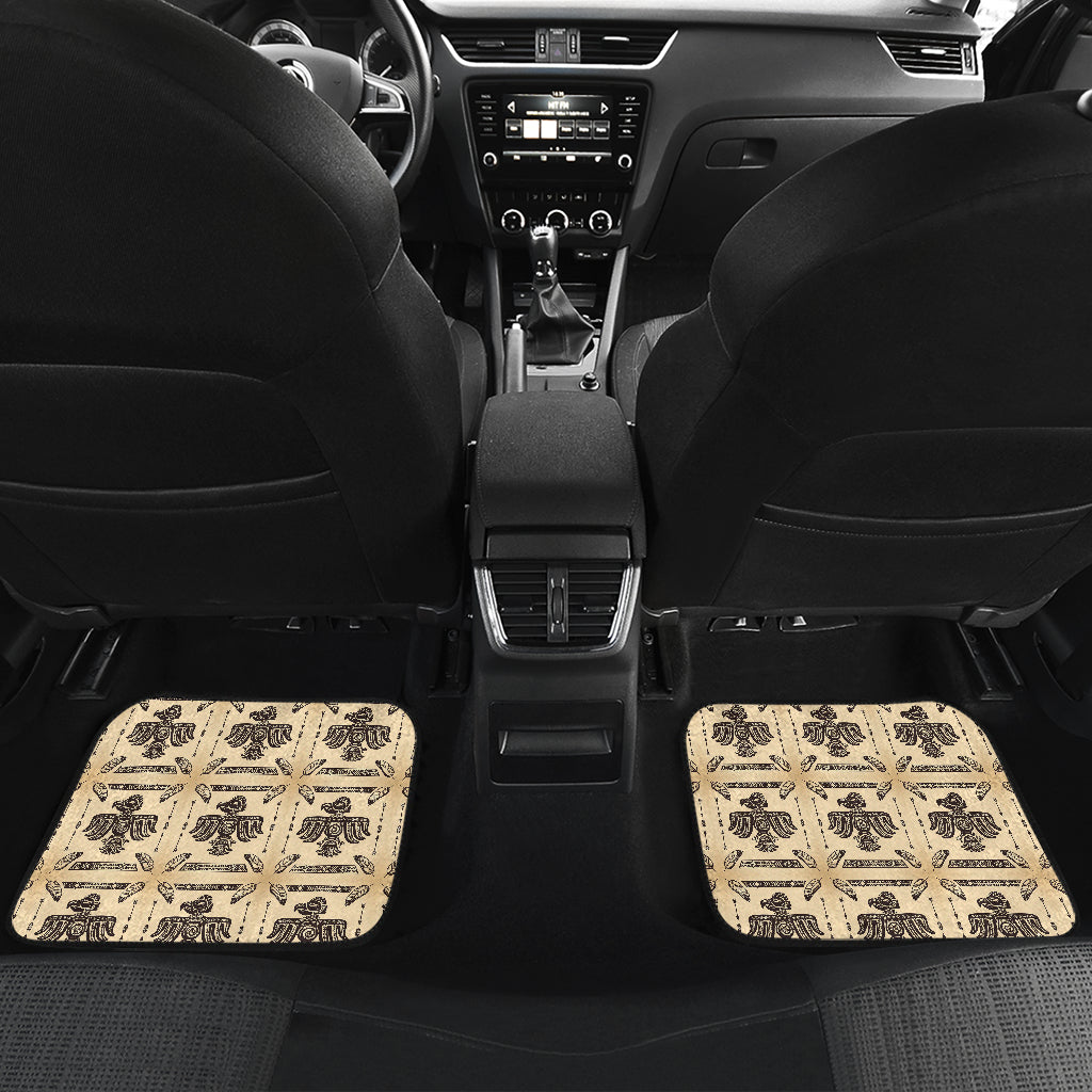 Native American Themed Design Print Car Floor Mats Front Back