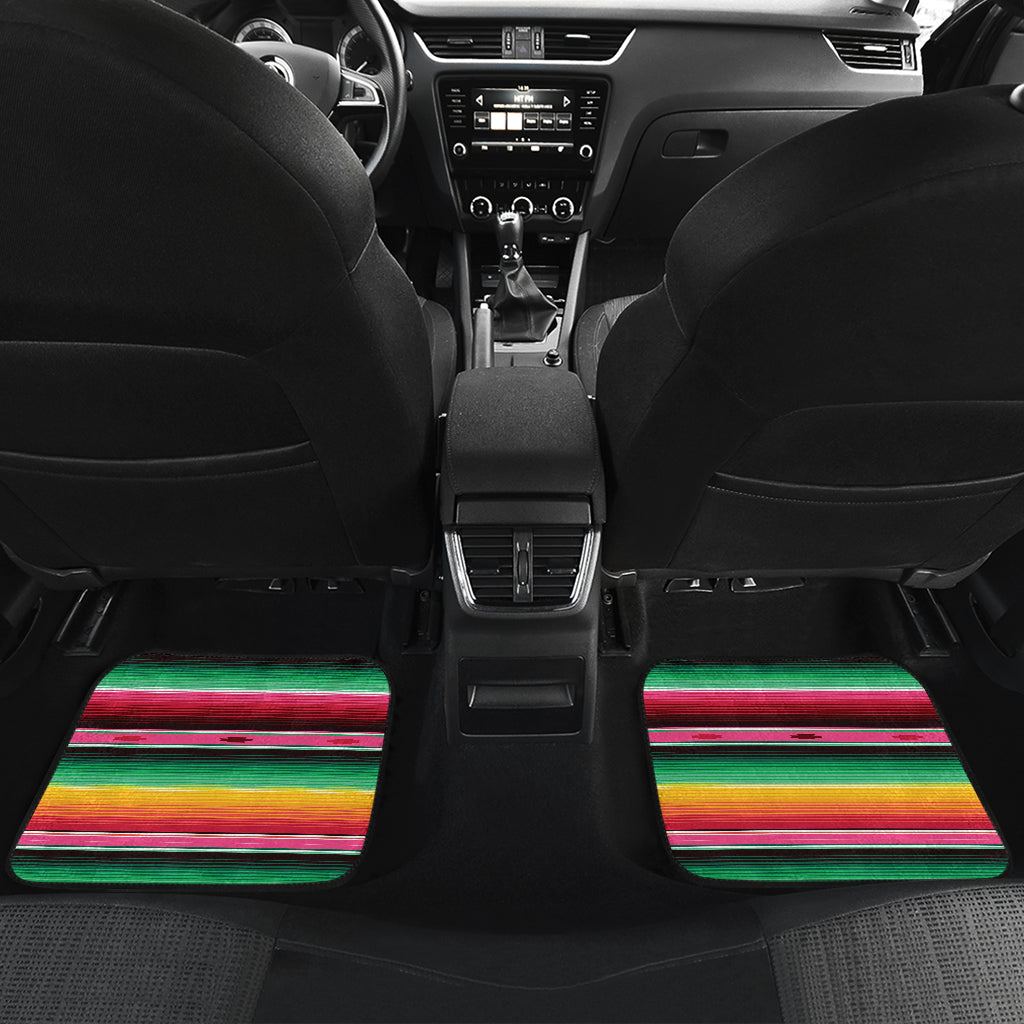 Mexican Blanket Classic Print Pattern Car Floor Mats Front Back