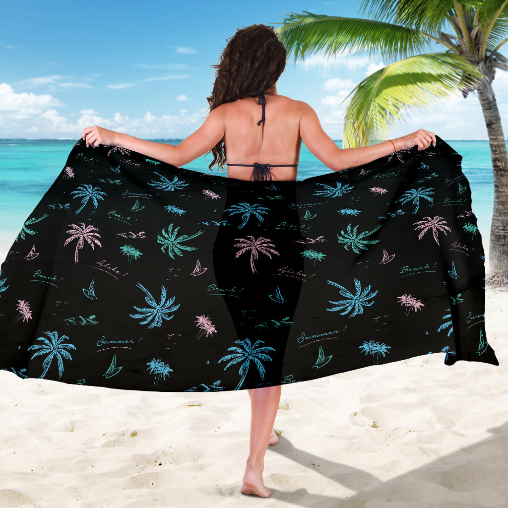 Aloha Hawaii Pattern Print Design 03 Sarong Pareo Wrap