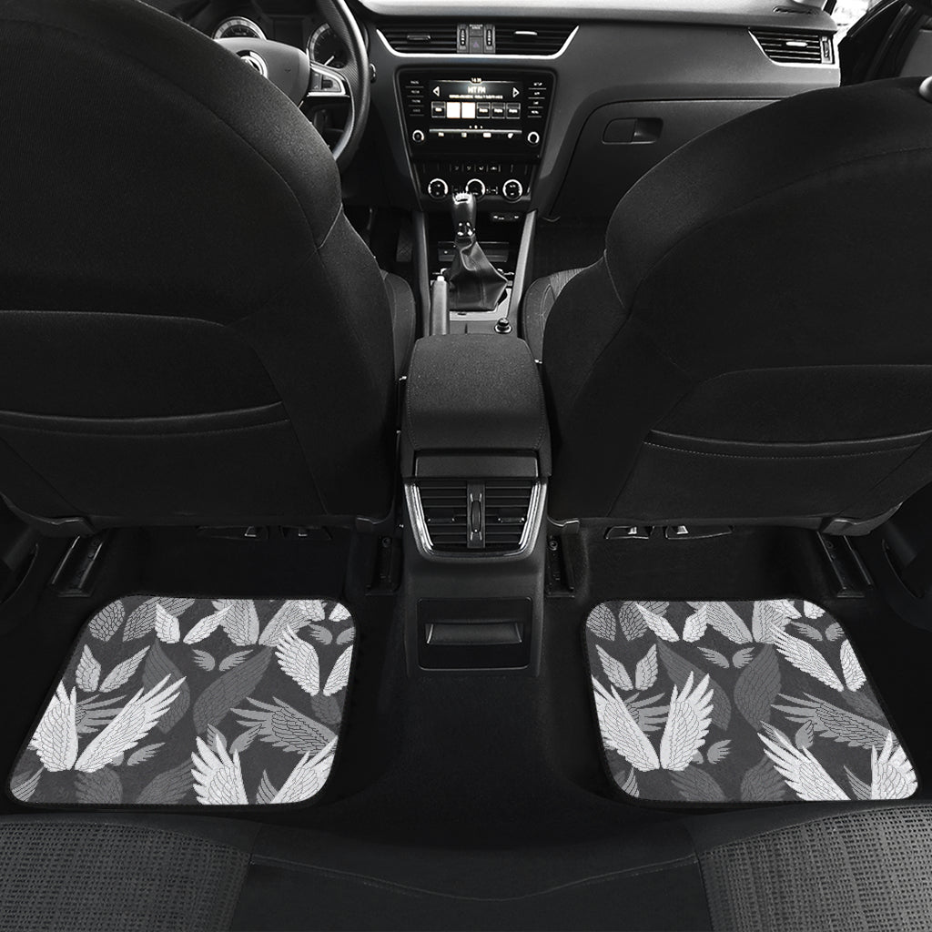 Angel Wings Pattern Design Themed Print Car Floor Mats Front Back