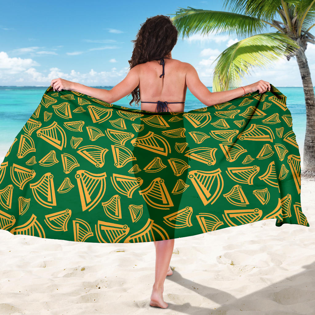Harp Pattern Print Design 03 Sarong Pareo Wrap