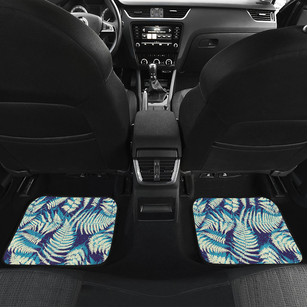Fern Leave Summer Print Pattern Car Floor Mats Front Back