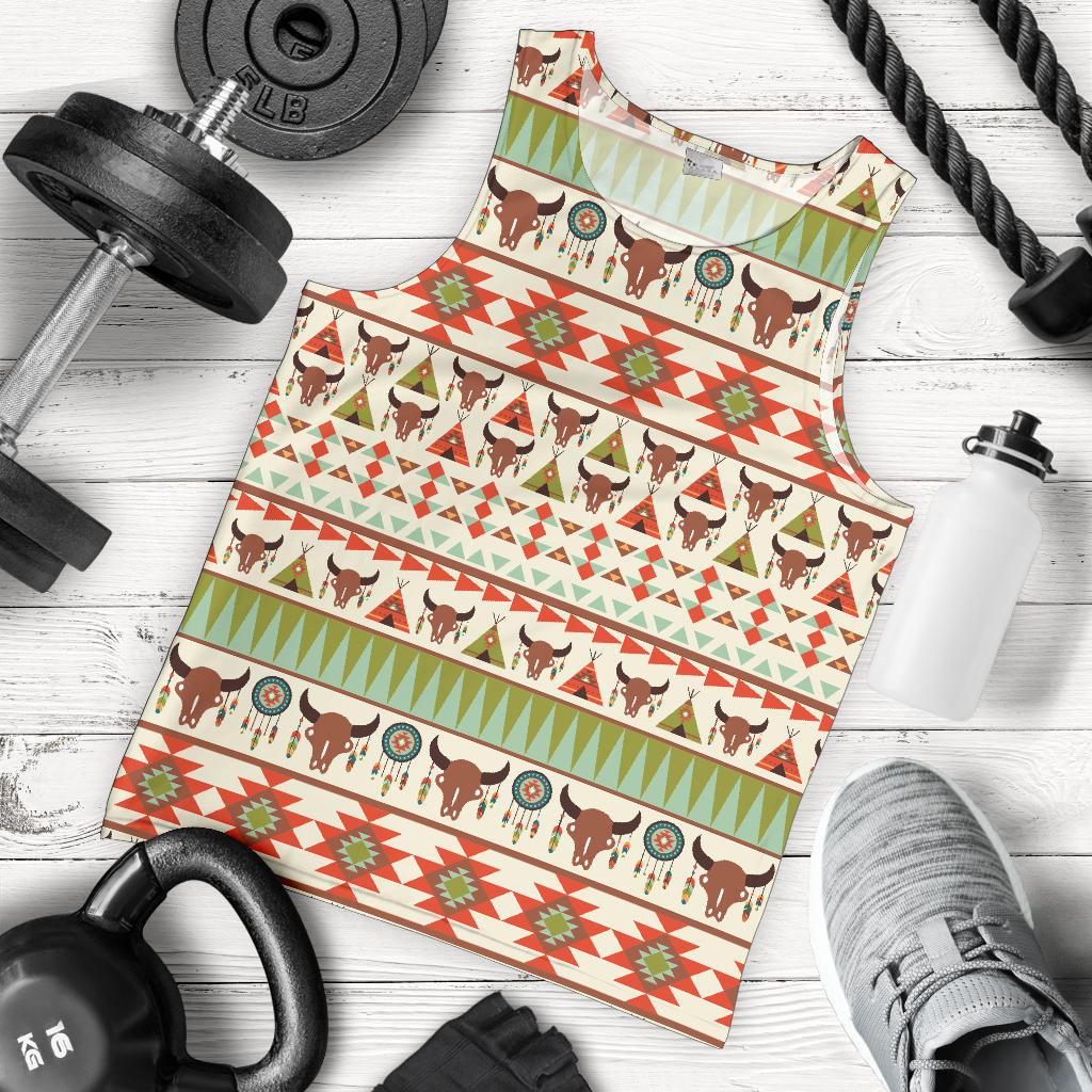 American indian Ethnic Pattern Men Tank Top