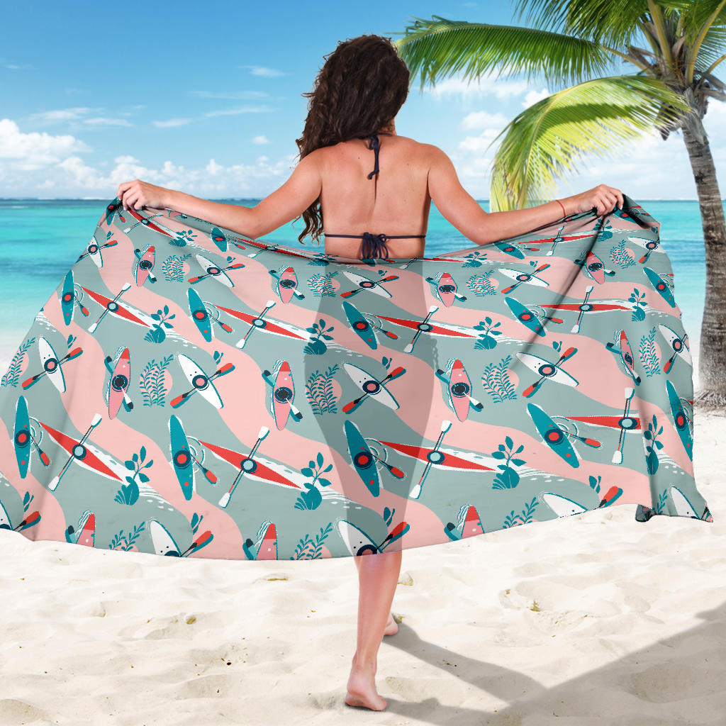 Kayak Pattern Print Design 05 Sarong Pareo Wrap