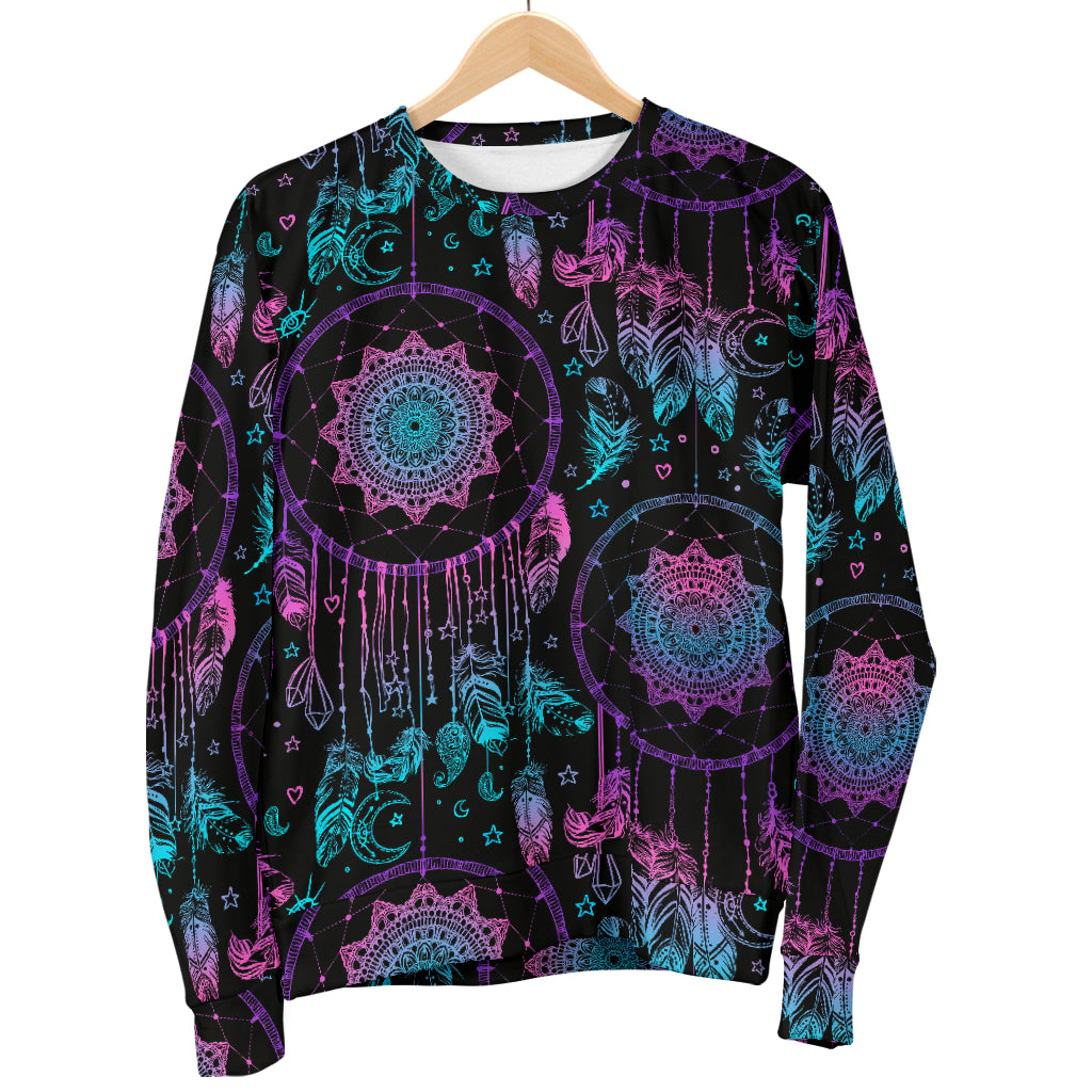 Dream catcher boho mandala Women Long Sleeve Sweatshirt