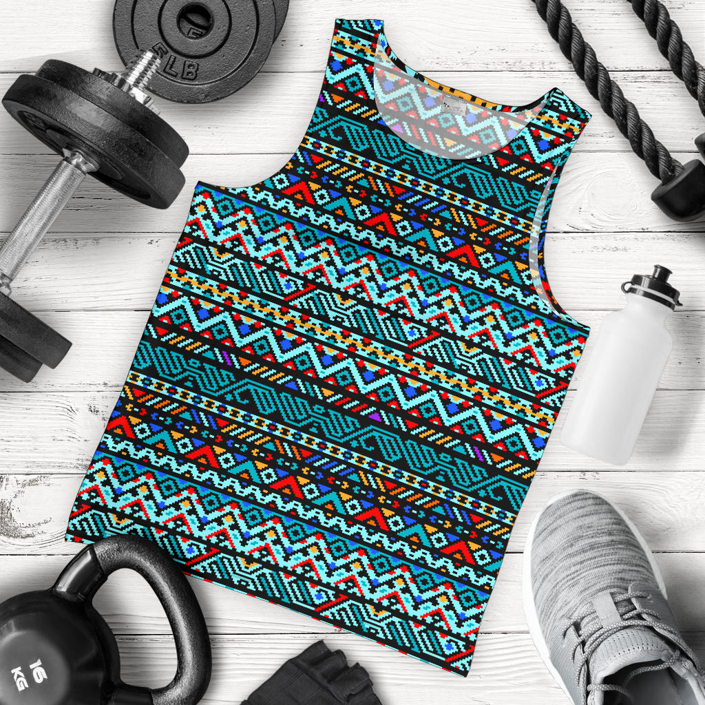 Southwestern Style Men Tank Top