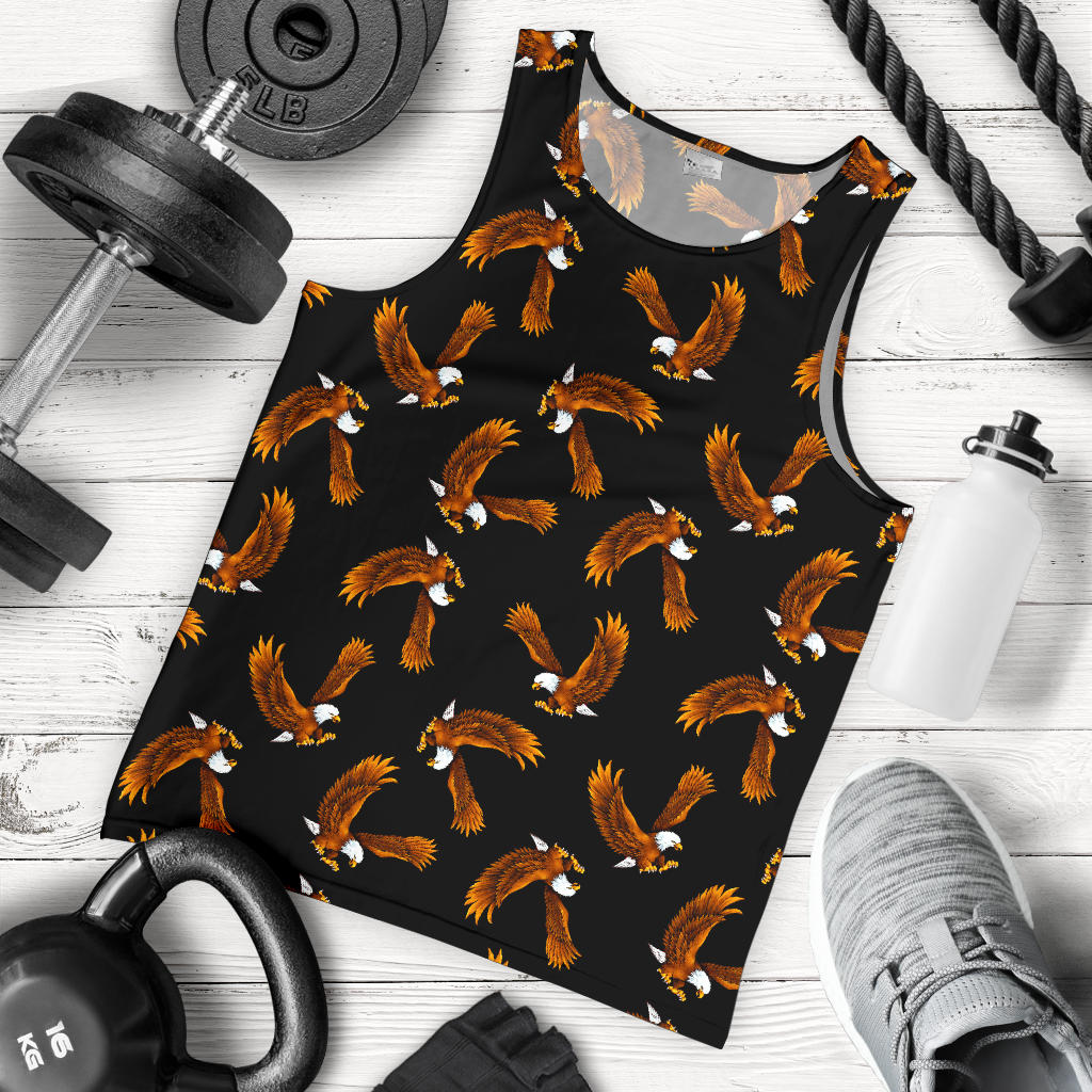 Eagles Print Pattern Men Tank Top