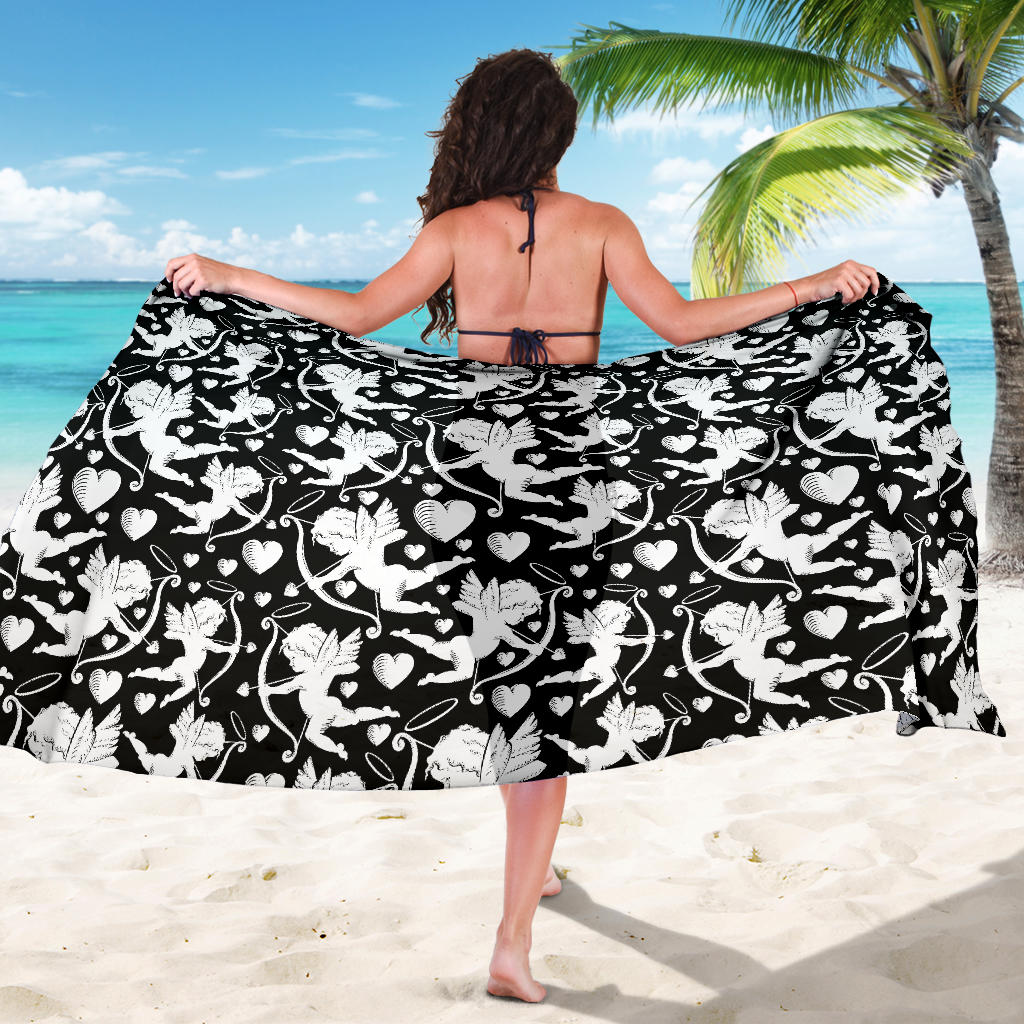 Cupid Pattern Print Design 04 Sarong Pareo Wrap