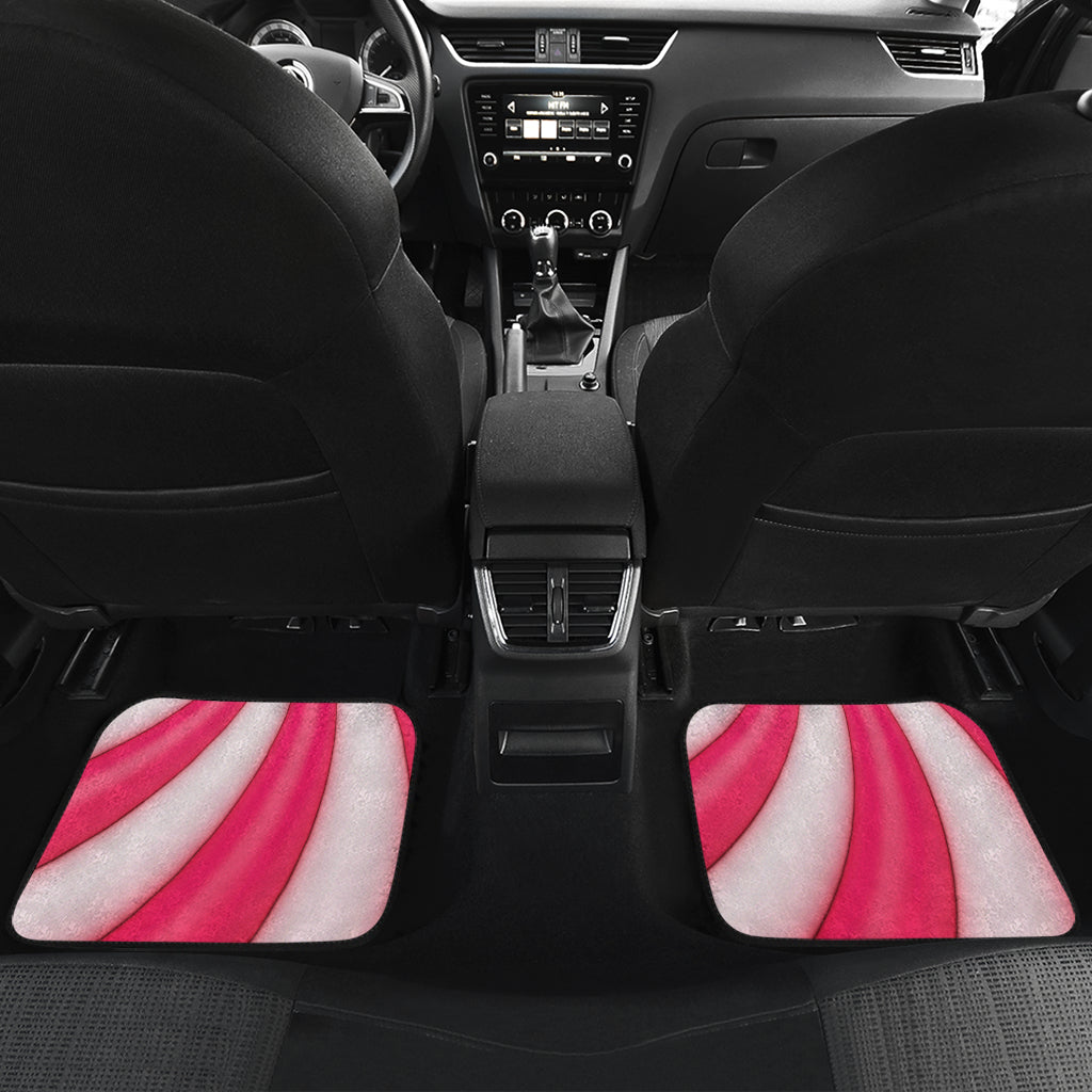 Vortex Twist Swirl Candy Print Car Floor Mats Front Back
