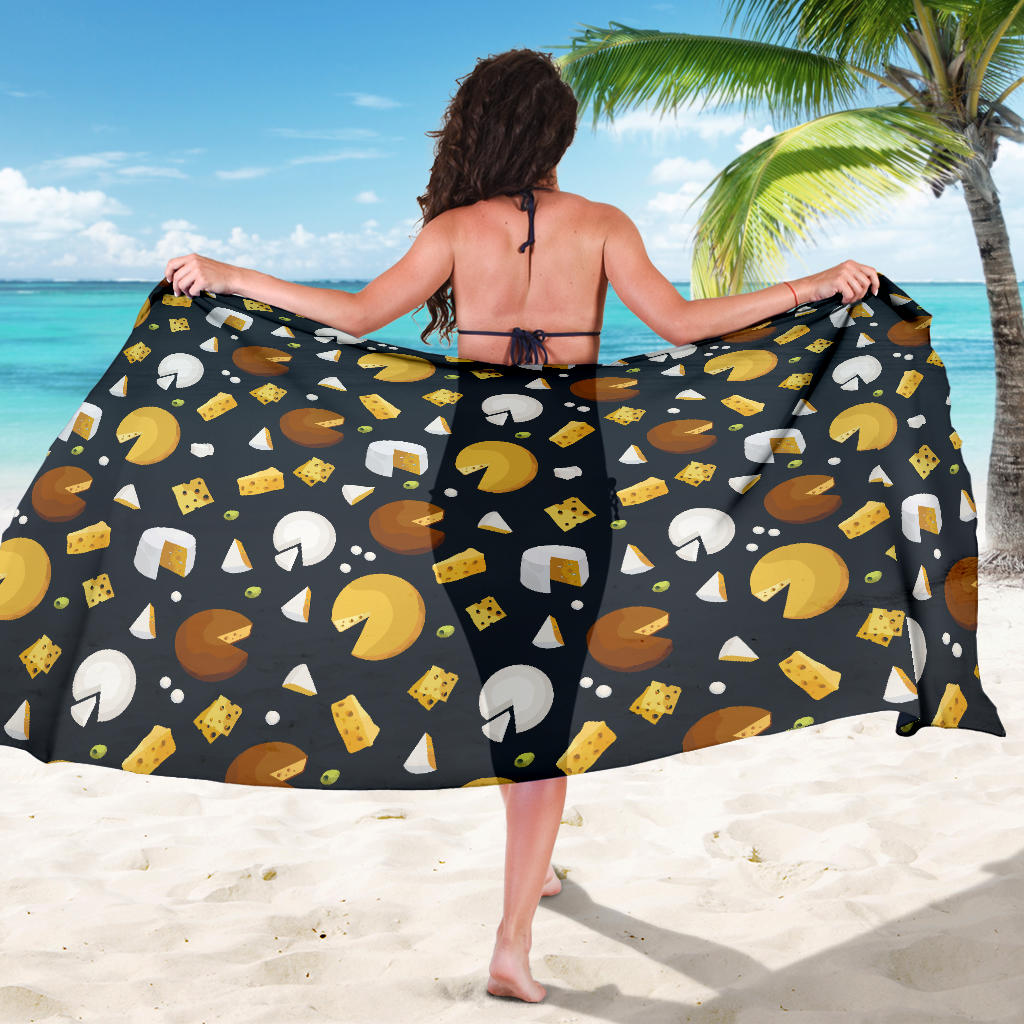 Cheese Pattern Print Design 03 Sarong Pareo Wrap