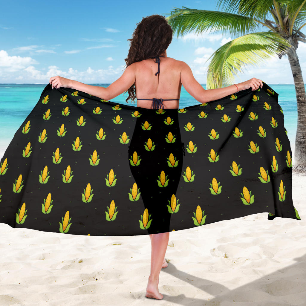 Corn Pattern Print Design 04 Sarong Pareo Wrap