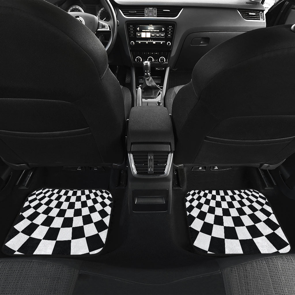 Optical illusion Projection Torus Car Floor Mats Front Back