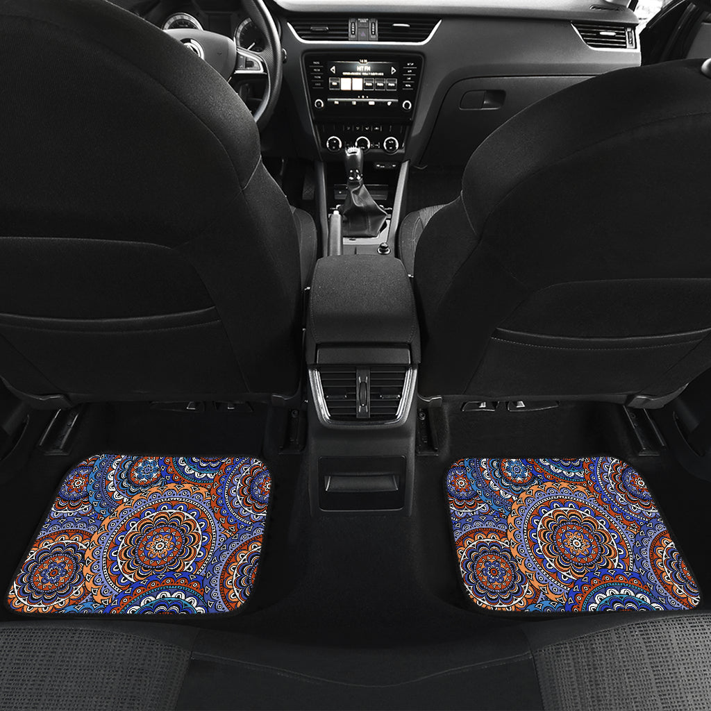 Mandala Boho Chic Design Print Car Floor Mats Front Back