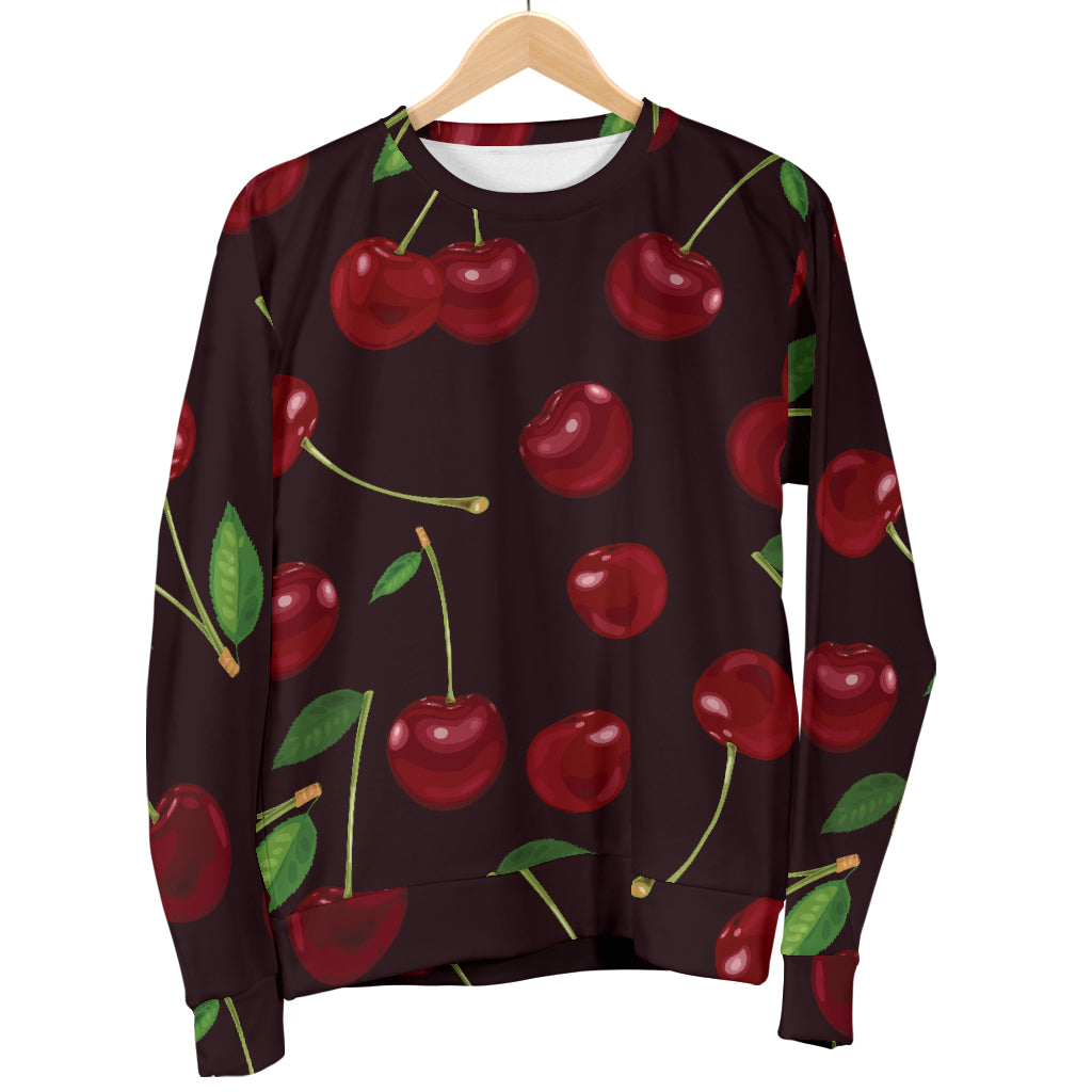 Cherry Fresh Pattern Women Long Sleeve Sweatshirt