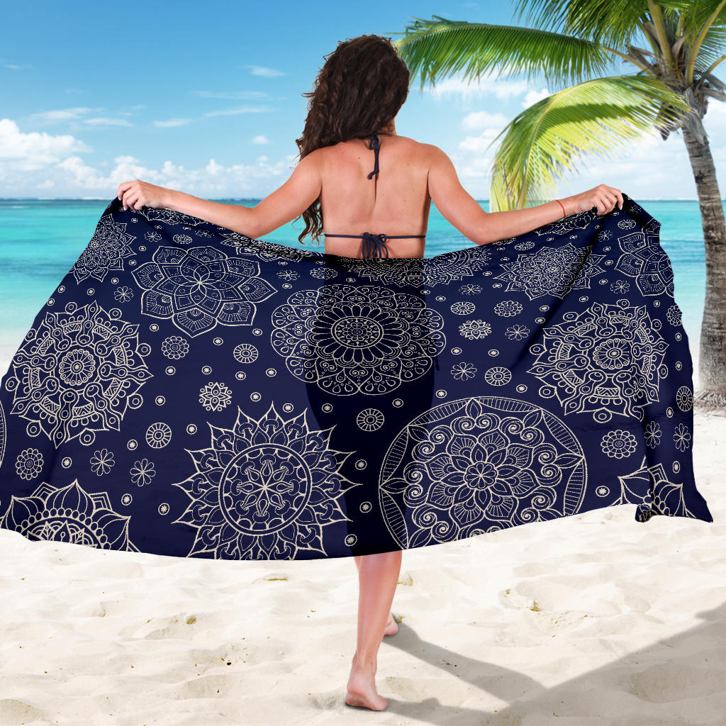 Mandala Pattern Print Design 02 Sarong Pareo Wrap