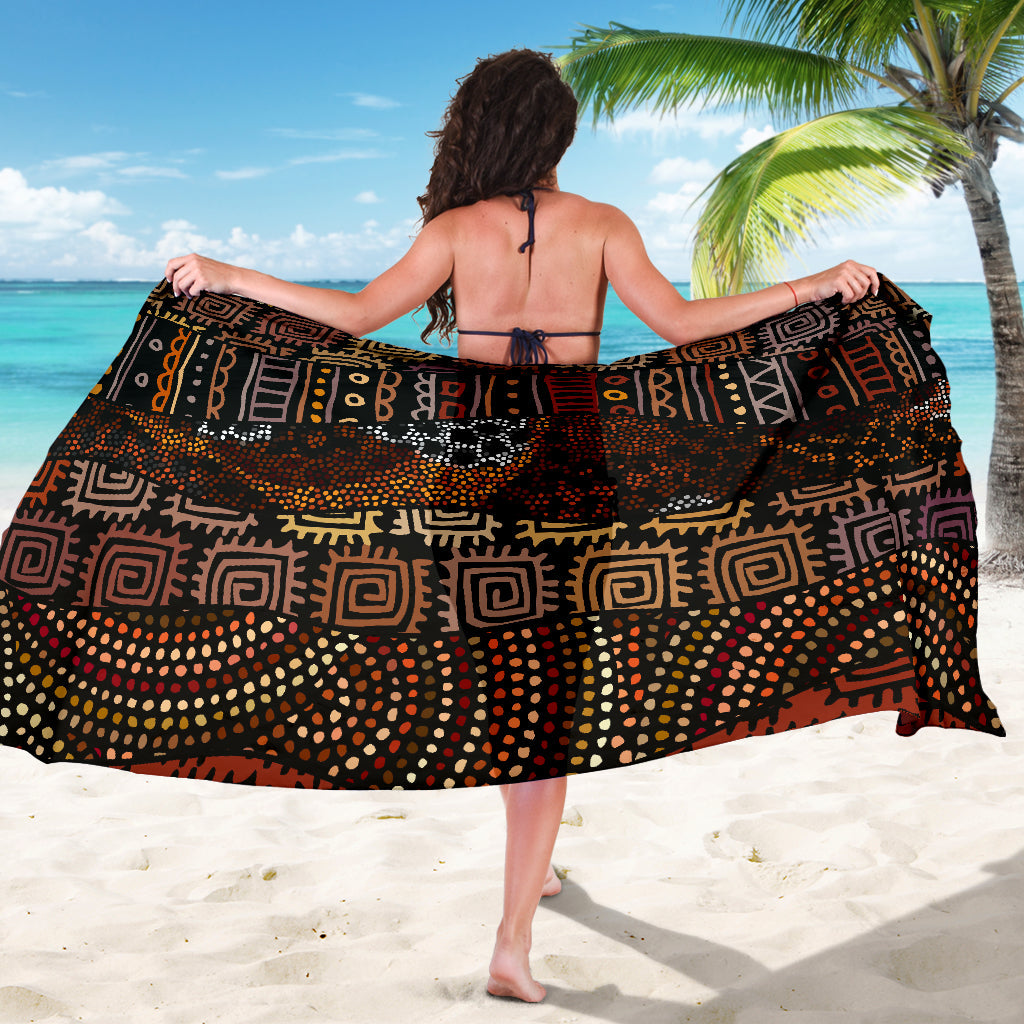 African Pattern Print Design 07 Sarong Pareo Wrap