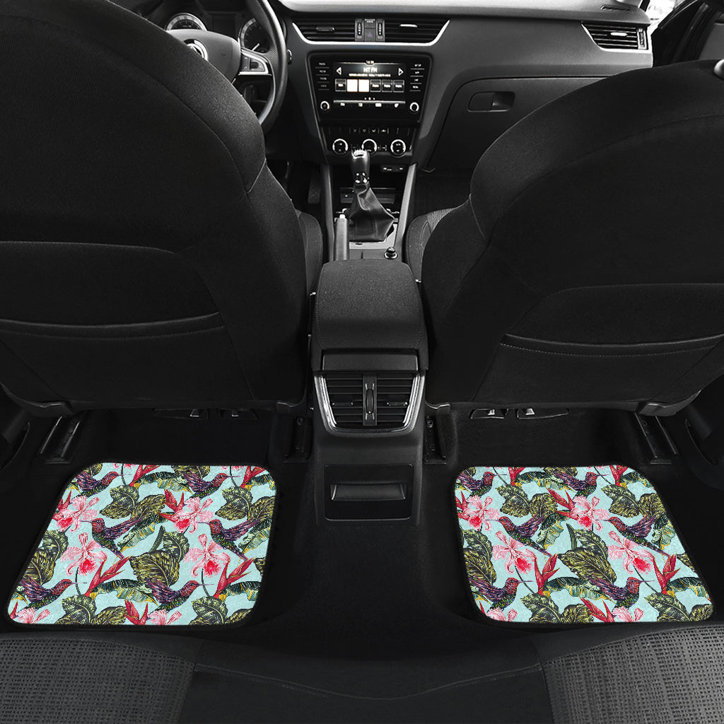 Hummingbird Cute Themed Print Car Floor Mats Front Back