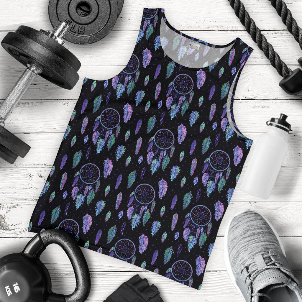 Dream Catcher Tribal Design Men Tank Top