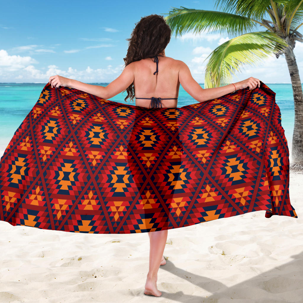Navajo Pattern Print Design A03 Sarong Pareo Wrap