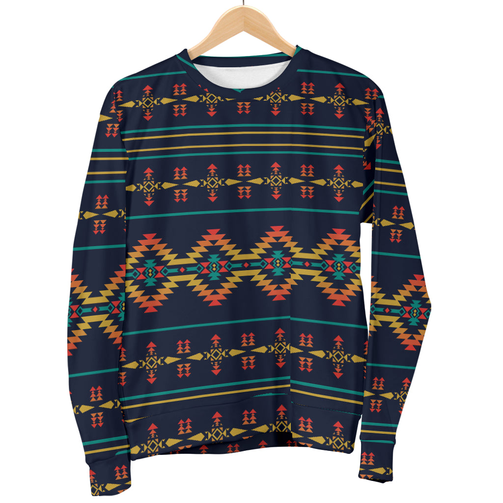 Southwest American Design Themed Print Women Long Sleeve Sweatshirt