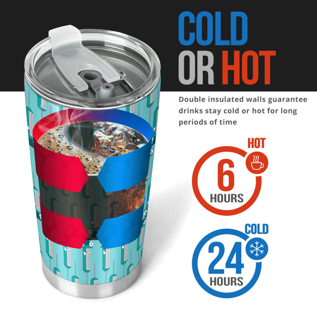 Phlebotomist Concept Design Tumbler