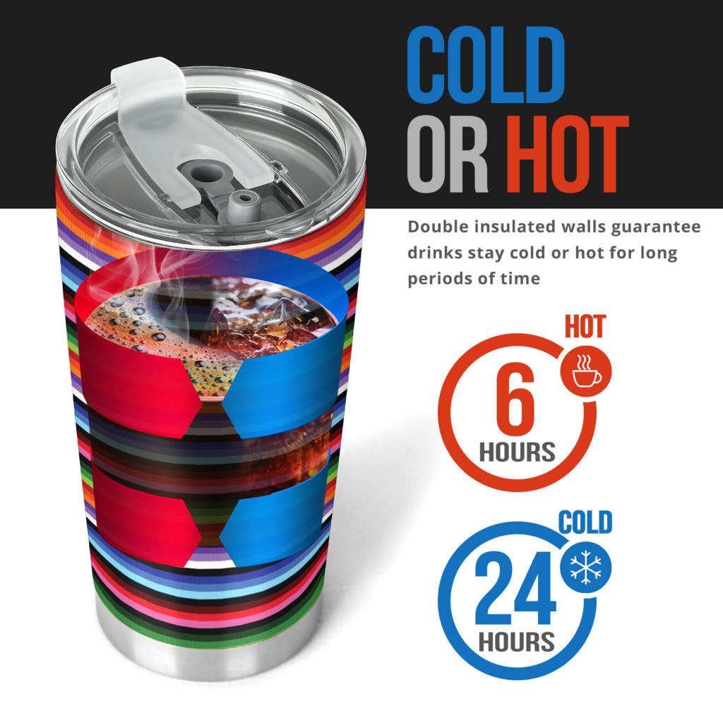 Serape Design Tumbler