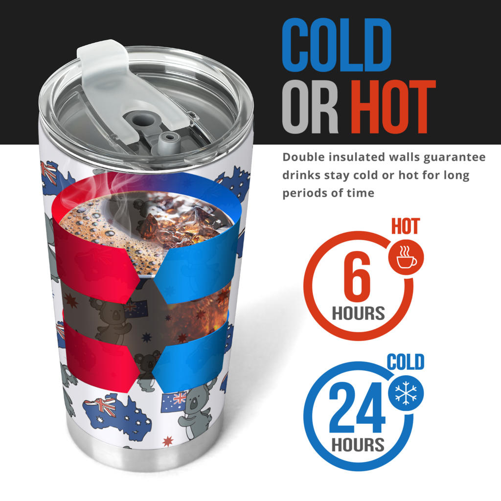 Koala Australia Day Themed Design Tumbler
