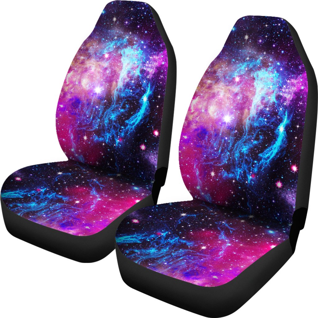 Galaxy Nigjht Purple Space Print Universal Fit Car Seat Covers
