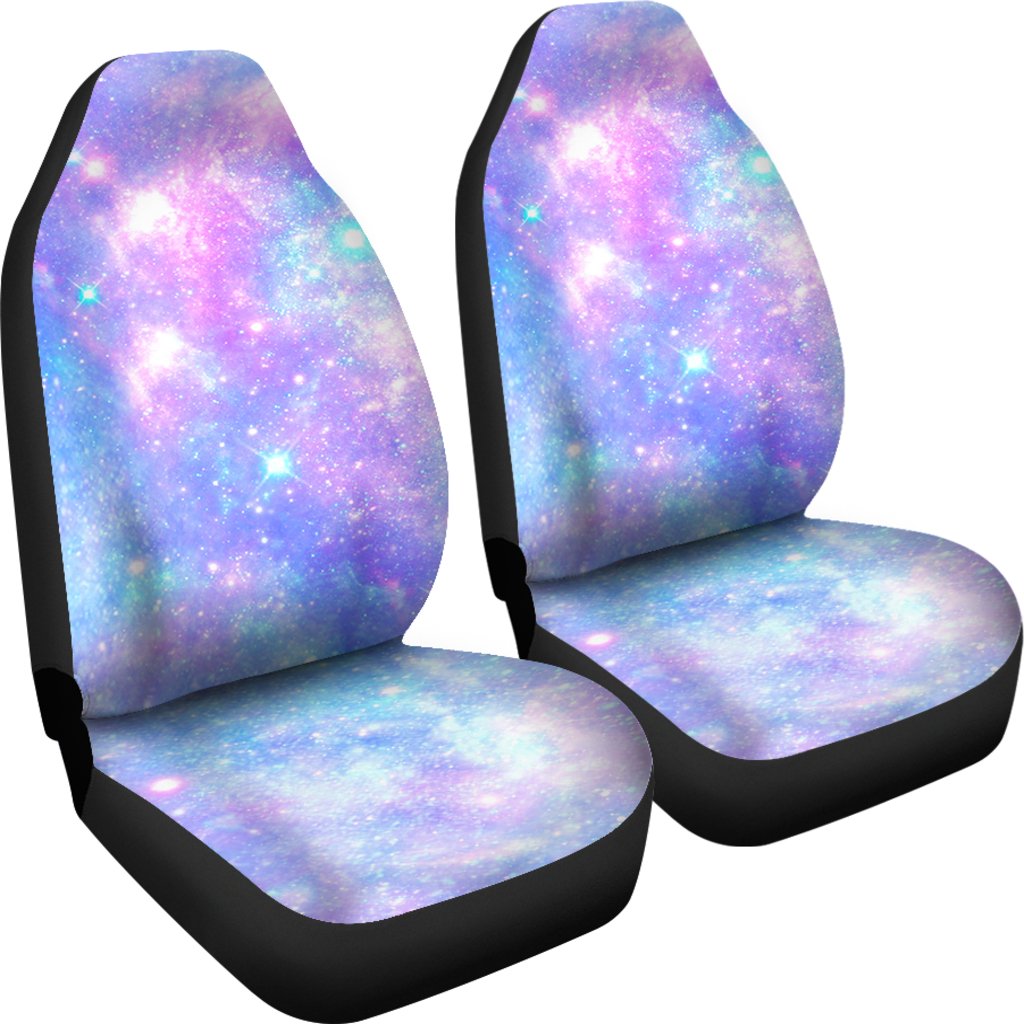 Galaxy Stardust Pastel Color Print Universal Fit Car Seat Covers