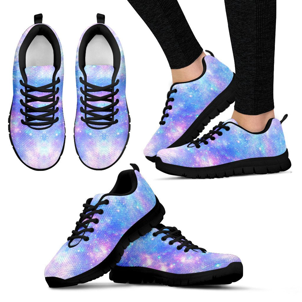 Galaxy Stardust Pastel Color Print Women Sneakers Shoes