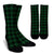 Green Tartan Plaid Pattern Crew Socks