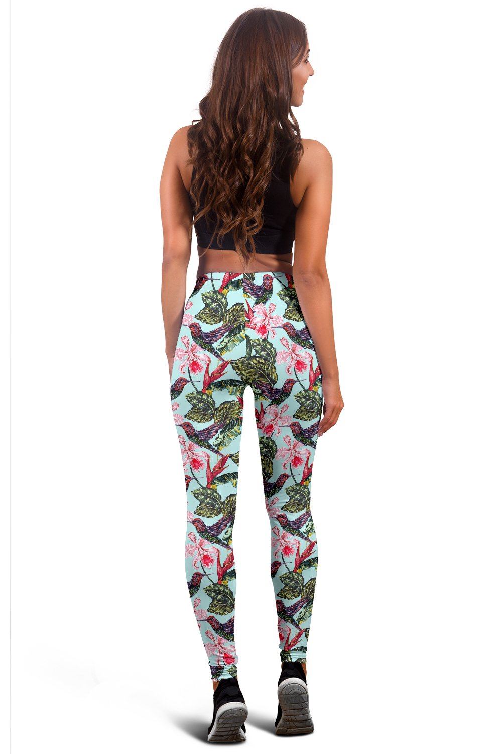 Hummingbird Cute Themed Print Women Leggings