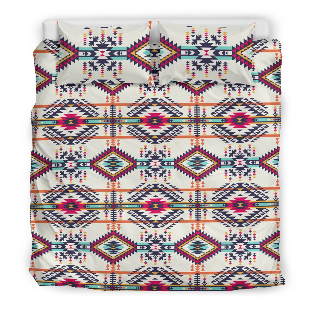 Indian Navajo Art Themed Design Print Duvet Cover Bedding Set
