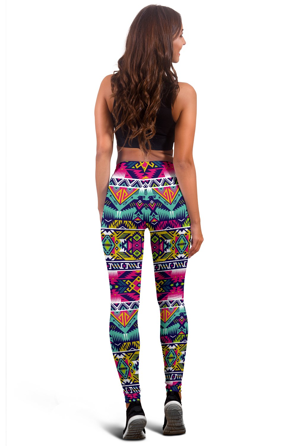 Indian Navajo Color Themed Design Print Women Leggings