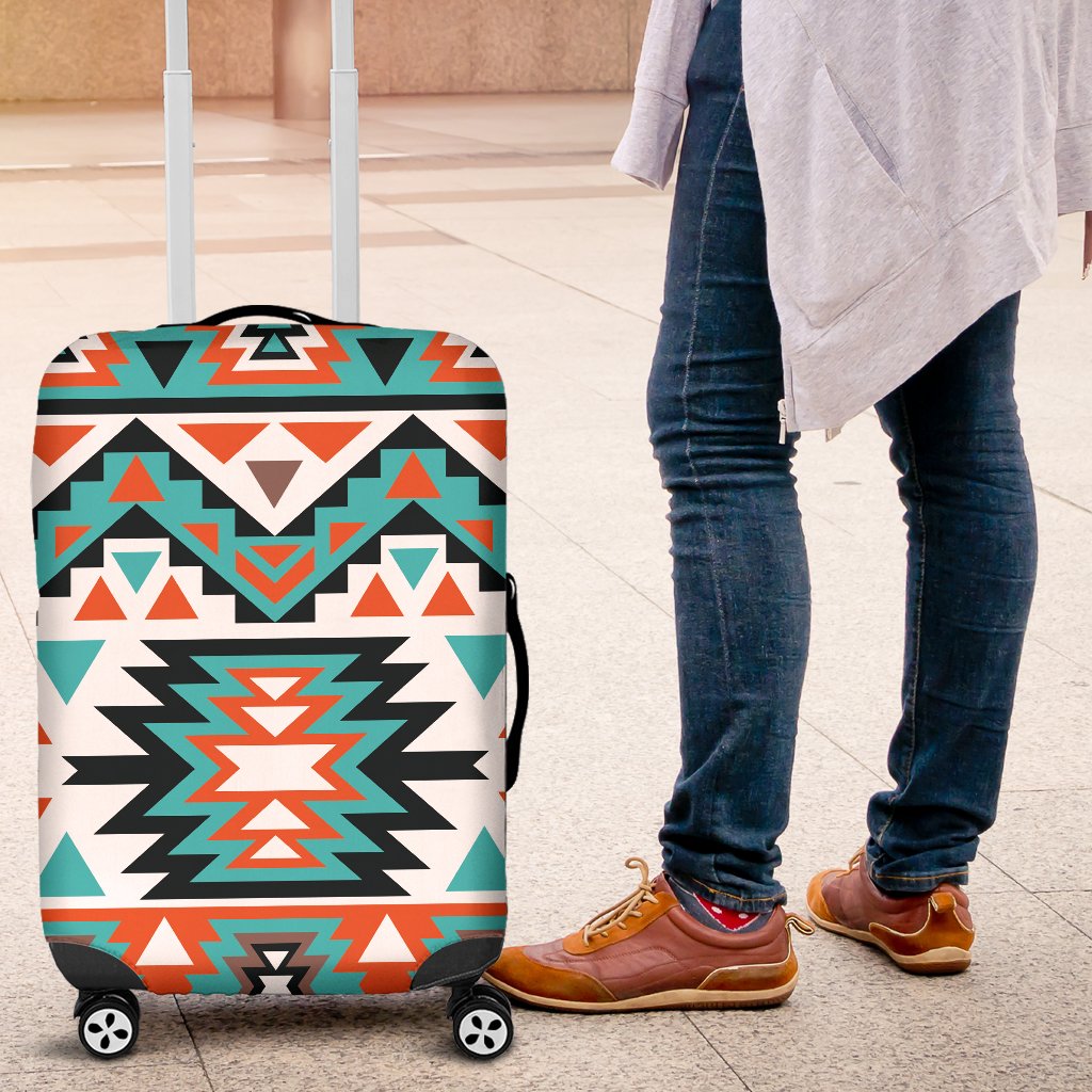 Indian Navajo Ethnic Themed Design Print Luggage Cover Protector