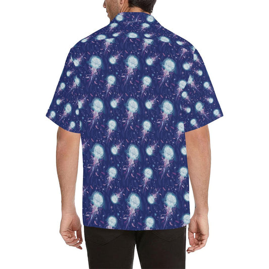 Jellyfish Cute Design Men Aloha Hawaiian Shirt