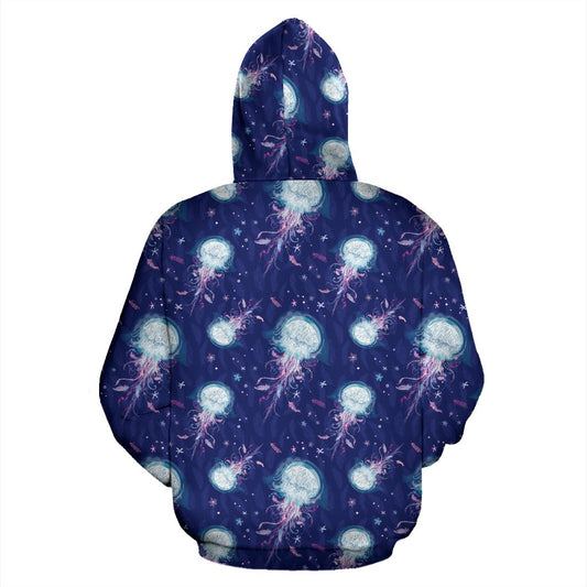 Jellyfish Cute Design Pullover Hoodie
