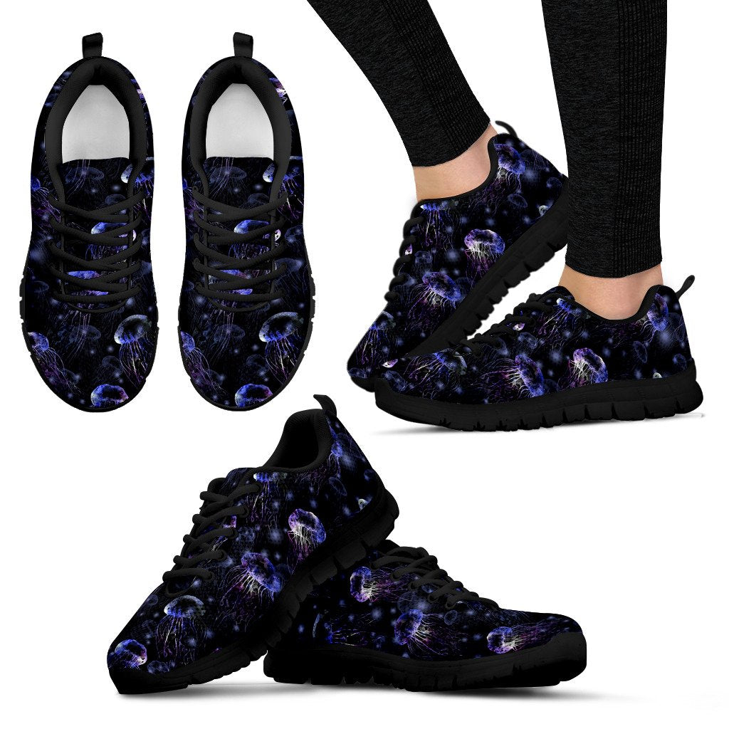 Jellyfish Themed Women Sneakers Shoes